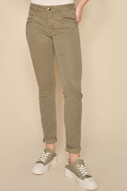 Naomi Treasure Pant Regular | Forest Night | Bukser fra Mos Mosh