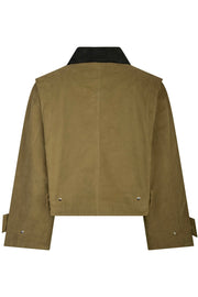 Rivera Canvas Boxy Jacket | Army | Jakke fra Neo Noir