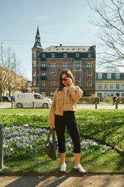 Rivera Canvas Boxy Jacket | Sand | Jakke fra Neo Noir