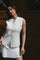 Sway Smooth Knit Waistcoat | Off White | Strik fra Neo Noir