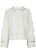 Roeme Knit Stitch Blouse | Off White | Strik fra Neo Noir – nedsat