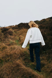 Roeme Knit Stitch Blouse | Off White | Strik fra Neo Noir