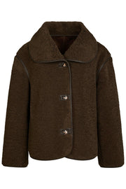 Edmund Teddy Jacket | Dark Brown | Jakke fra Neo Noir