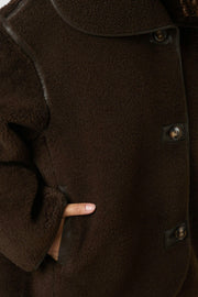 Edmund Teddy Jacket | Dark Brown | Jakke fra Neo Noir