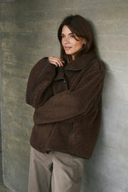 Edmund Teddy Jacket | Dark Brown | Jakke fra Neo Noir