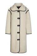 Carmen Teddy Coat | Ivory | Jakke fra Neo Noir – nedsat