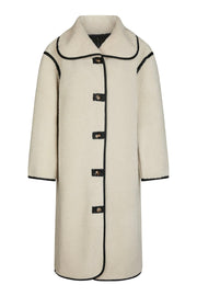 Carmen Teddy Coat | Ivory | Jakke fra Neo Noir
