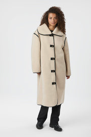 Carmen Teddy Coat | Ivory | Jakke fra Neo Noir