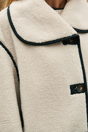 Carmen Teddy Coat | Ivory | Jakke fra Neo Noir
