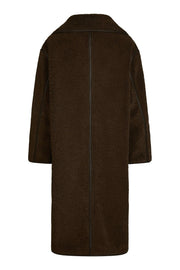 Carmen Teddy Coat | Dark Brown | Jakke fra Neo Noir