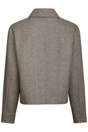 Romana Herringbone Jacket | Dusty Brown | Jakke fra Neo Noir