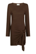 Cici Knit Dress | Brown | Kjole fra Neo Noir – nedsat