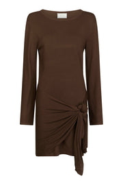 Cici Knit Dress | Brown | Kjole fra Neo Noir