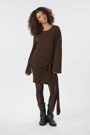 Cici Knit Dress | Brown | Kjole fra Neo Noir
