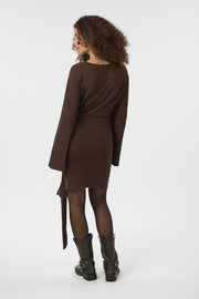 Cici Knit Dress | Brown | Kjole fra Neo Noir