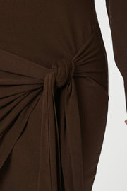 Cici Knit Dress | Brown | Kjole fra Neo Noir