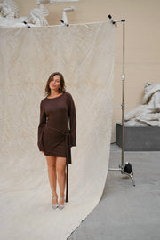 Cici Knit Dress | Brown | Kjole fra Neo Noir