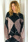 Inga Check Fluff Knit Blouse | Dark Brown | Strik fra Neo Noir