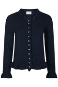 Elowen Knit Blouse | Navy | Strik fra Neo Noir