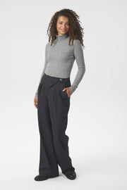 Zalka Eyelet Pants | Dark Grey | Bukser fra Neo Noir