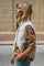 Rowe Teddy Waistcoat  | Ecru | Vest fra Mos Mosh
