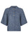 Benuta Fluffy Knit Cardigan | Smoke Blue | Strik fra Neo Noir