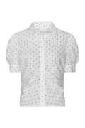 Frannie Dot Shirt | Off White | Bluse fra Neo Noir