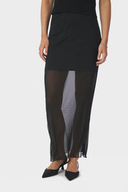 Marlise Mesh Skirt | Black | Nederdel fra Neo Noir