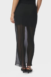 Marlise Mesh Skirt | Black | Nederdel fra Neo Noir