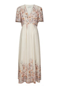 Serna Flower Print Dress | Burned Powder | Kjole fra Neo Noir