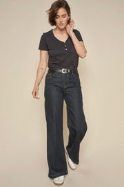 Dara Deluxe Jeans 34' | Dark Blue | Jeans fra Mos Mosh