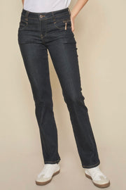 Carla Naomi Deluxe Jeans 32' | Dark Blue | Jeans fra Mos Mosh