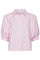 Etta Soft Stripe Stone Shirt | Light Pink | Bluse fra Neo Noir