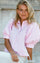 Etta Soft Stripe Stone Shirt | Light Pink | Bluse fra Neo Noir