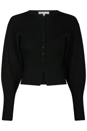 Briano Stitch Knit Cardigan | Black | Strik fra Neo Noir