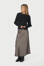 Briano Stitch Knit Cardigan | Black | Strik fra Neo Noir