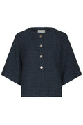 Rosella Boucle Mini Jacket | Navy | Jakke fra Neo Noir