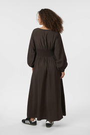 Kankata Dress | Dark Brown | Kjole fra Neo Noir