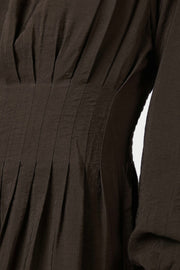 Kankata Dress | Dark Brown | Kjole fra Neo Noir