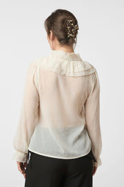 Ivey Blouse | Creme | Bluse fra Neo Noir