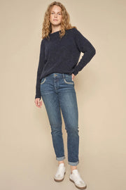 Naomi Marla Jeans Ankle | Blue | Jeans fra Mos Mosh