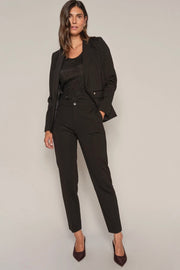 Ines Vienna Pant Ankle | Black | Bukser fra Mos Mosh