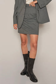 True Jade Skirt  | Asphalt | Nederdel fra Mos Mosh