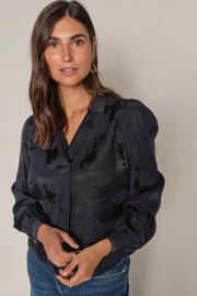 Aldo Baubles Jacq Blouse  | Salute Navy | Bluse fra Mos Mosh