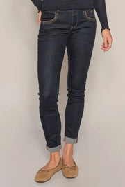 Naomi Rinse Jeans  Regular | Dark Blue | Jeans fra Mos Mosh