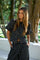 Anela Dot Blouse | Black | Bluse fra Neo Noir