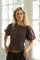 Anela Dot Blouse | Brown