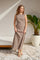 Saxton Check Dress | Brown | Kjole fra Neo Noir