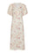 Illana Sateen Print Dress | Creme | Kjole fra Neo Noir