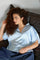 Anelle Heavy Sateen Blouse | Light Blue | Bluse fra Neo Noir
